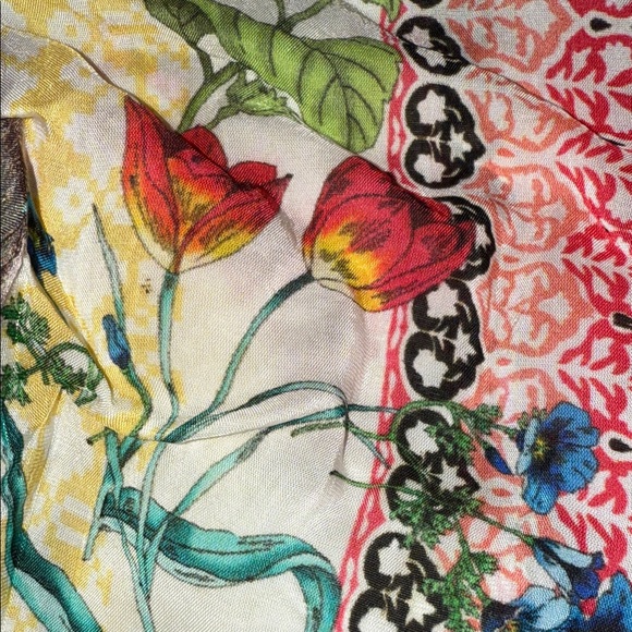 Johnny Was Multicolor Patchwork Maxi Dress embroidered small - Picture 8 of 8